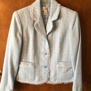 Baby blue blazer